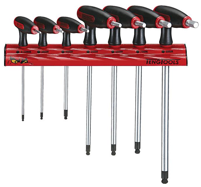 Wieszak ścienny do kluczy trzpieniowych Teng Tools WRHEX07