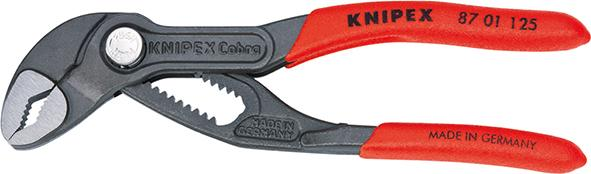 Szczypce nastawne do rur Cobra, 1 cal, 125 mm, 87 01 125, KNIPEX