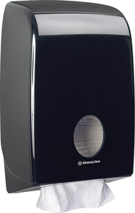 Dozownik do ręczników Aquarius Interfold Czarny