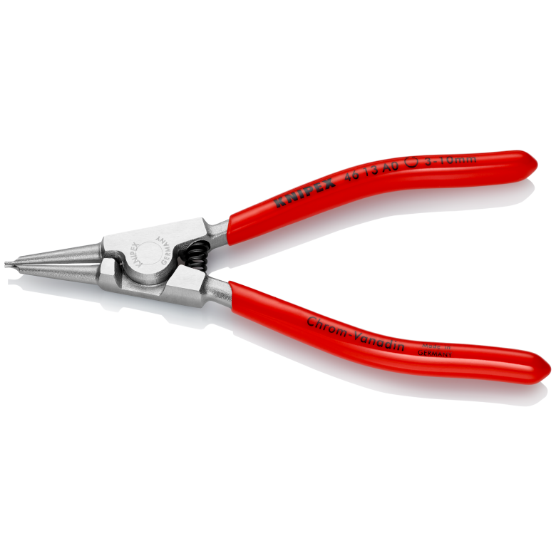 Szczypce do pierścieni osadczych sprężynujących 46 13 A0 Do montażu pierścieni zewnętrznych na wałkach KNIPEX