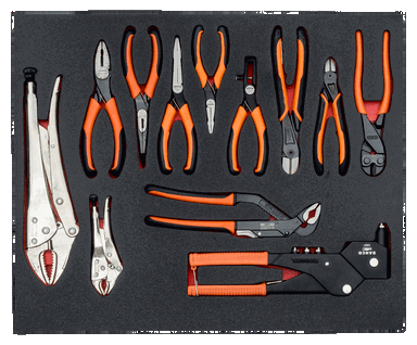 Zestaw szczypiec 12 elementów MIX PLIERS 3 BAHCO