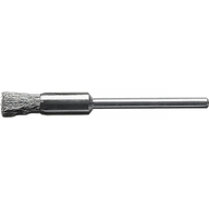 Miniat.szczotka pędzelk. stal nierdz.falisty 5x0,1mm Lessmann
