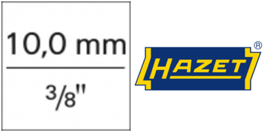 Grzechotka dwukierunkowa 3/8", z przełącznikiem dźwigniowym, 8816HP HAZET