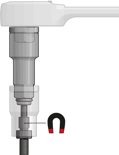 Przedłużka z magnesem 3/8" 65mm GEDORE