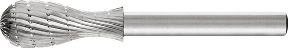 Frez trzpieniowy HSS, ksztalt obly, 641230 3 6mm 12x30mm Pferd