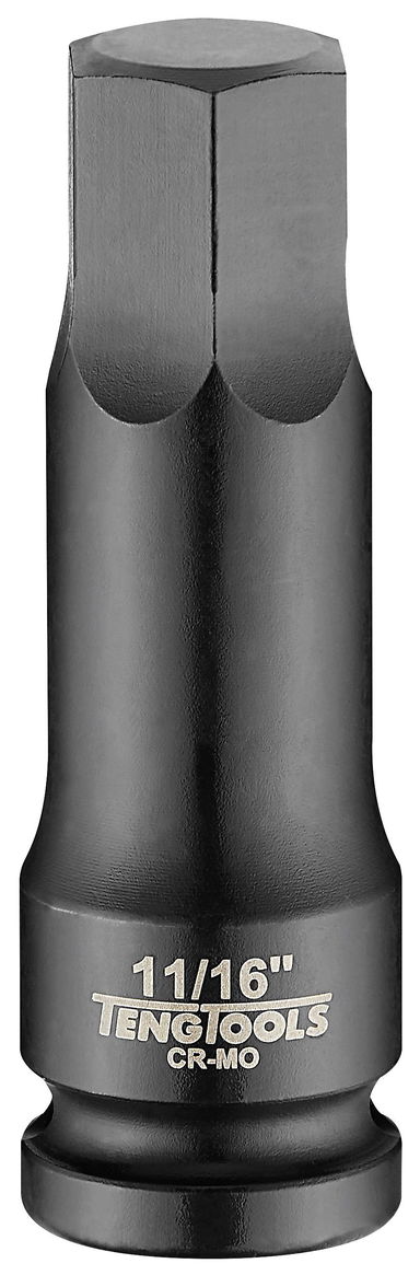 Nasadka udarowa długa 78 mm imbusowa z chwytem 1/2" - 5/8" Teng Tools