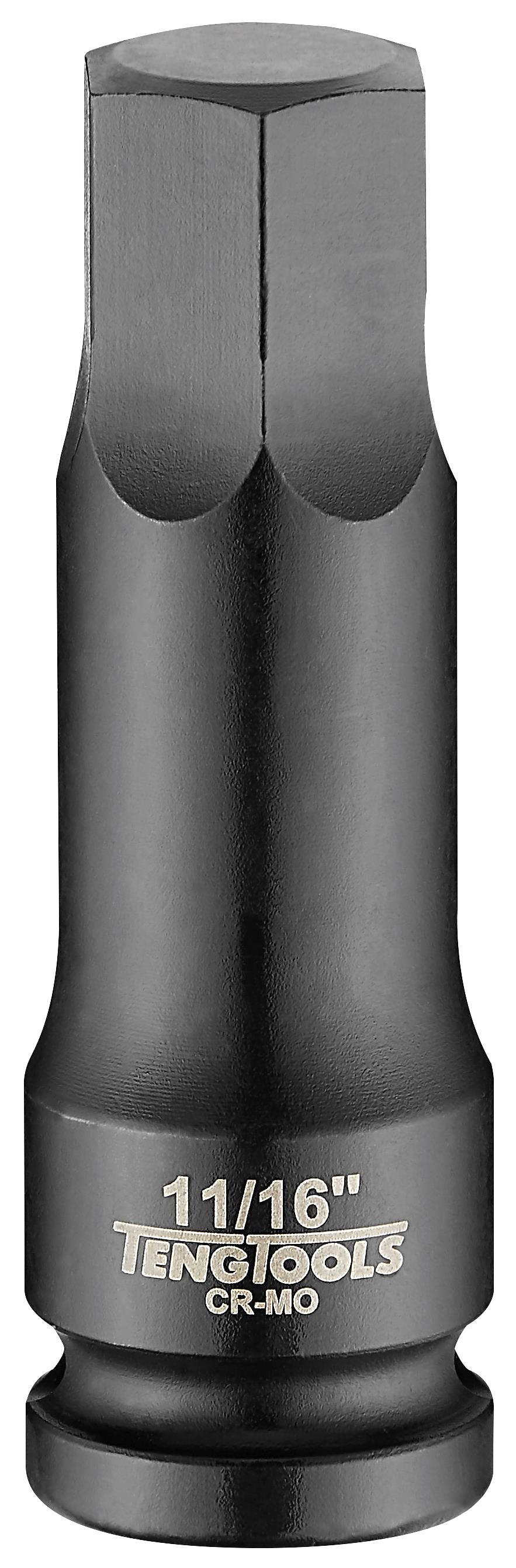 Nasadka udarowa długa 78 mm imbusowa z chwytem 1/2" - 3/16" Teng Tools