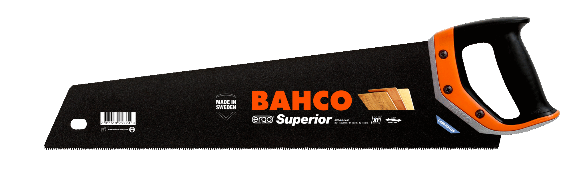 Piła ręczna do laminatów Superior 20 cali 11/12 ZpC BAHCO