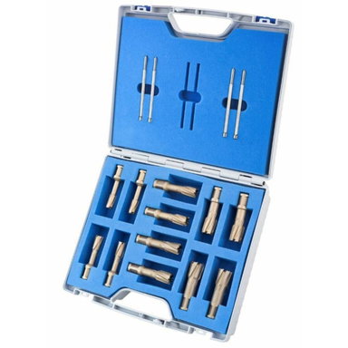 Zestaw wierteł 12 szt. Hard-Line 40 12-22 + piloty Integra Tools