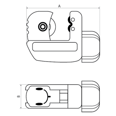 Obcinak do rur 3-22 mm BAHCO