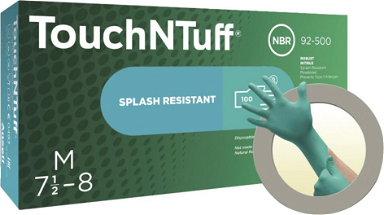 Rękawice nitrylowe TouchNTuff 92-500, rozmiar 6,5-7 (100 sztuk) Ansell