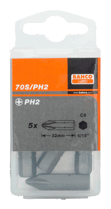 Bit 5/16" PH4x38mm, 5 szt. BAHCO