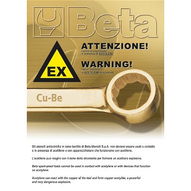 Siekiera nieiskrząca CU-BE 980 g, 1703BA/A Beta