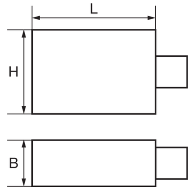 Adapter wtykowy 24x32 mm na 27x36 mm BAHCO