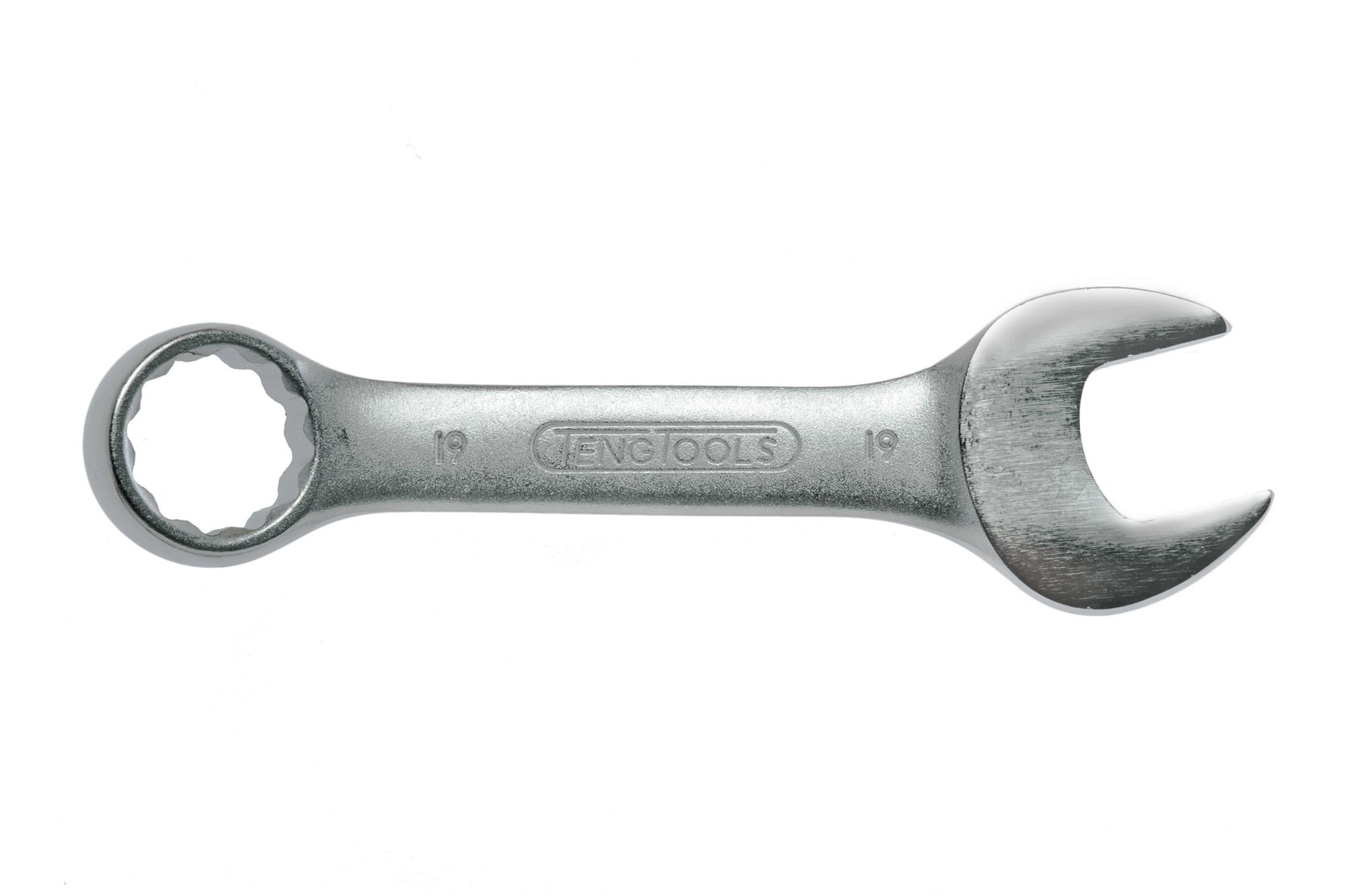 Klucz płasko-oczkowy krótki Stubby 19 mm Teng Tools