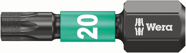 Bit Impaktor 1/4" DIN3126C6,3, do srub z gniazdem Torx 20x25mm Wera