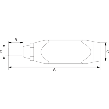 Wkrętak dynamometryczny 45-450 cNM, z gniazdem 1/4" + adapter do nasadek 1/4' 6880N BAHCO