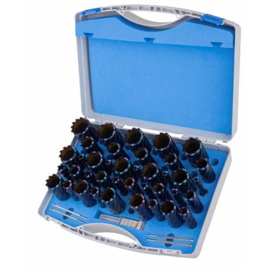 Zestaw wierteł rurowych Blue-Drill Line55 39szt 12-50mm + piloty Integra T