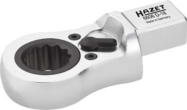 Klucz oczkowy wtykowy z grzechotką 21mm, 14x18mm, 6606D-21 HAZET