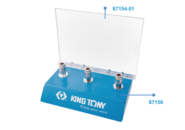 STOJAK EKSPOZYCYJNY DO TRZECH KLUCZY UDAROWYCH 1/2", 3/4 King Tony