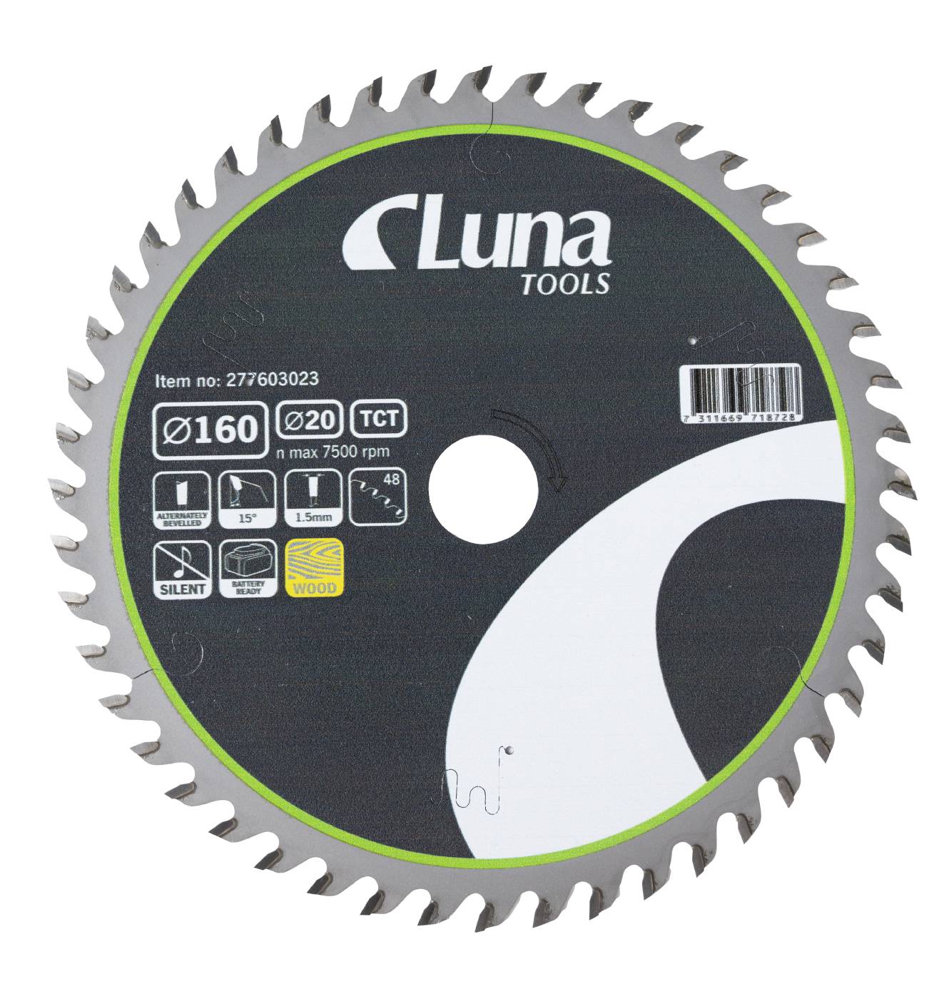 Piła tarczowa Luna Extra Thin 160x20 Z48 Luna