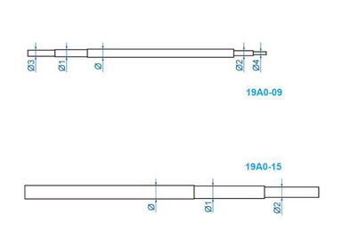 POKRĘTŁO DO KLUCZY RUROWYCH Z SERII 19A0, 220mm, ŚREDNICA 12.7mm, 11.75mm, 9.75mm King Tony