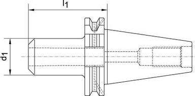 Oprawka do tulej.zacisk. DIN69871ADB SK40 2-8mm HAIMER