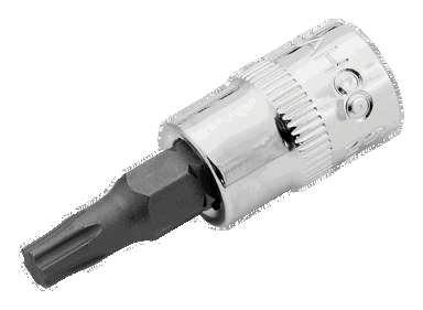 Nasadka trzpieniowa 1/4" do śrub TORX PLUS IP25 BAHCO