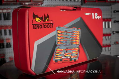Zestaw szczypiec i wkrętaków 1000V Teng Tools TV18N