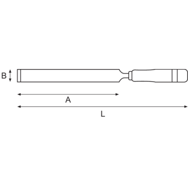 Skrobak płaski nieiskrzący AL-BR 30x200 mm BAHCO