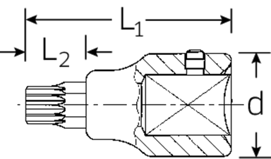 Nasadka 3/4" XZN M16 STAHLWILLE