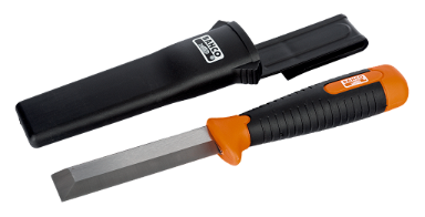 Nóż z prostokątnym ostrzem długość 100 mm szerokość ostrza 25 mm BAHCO