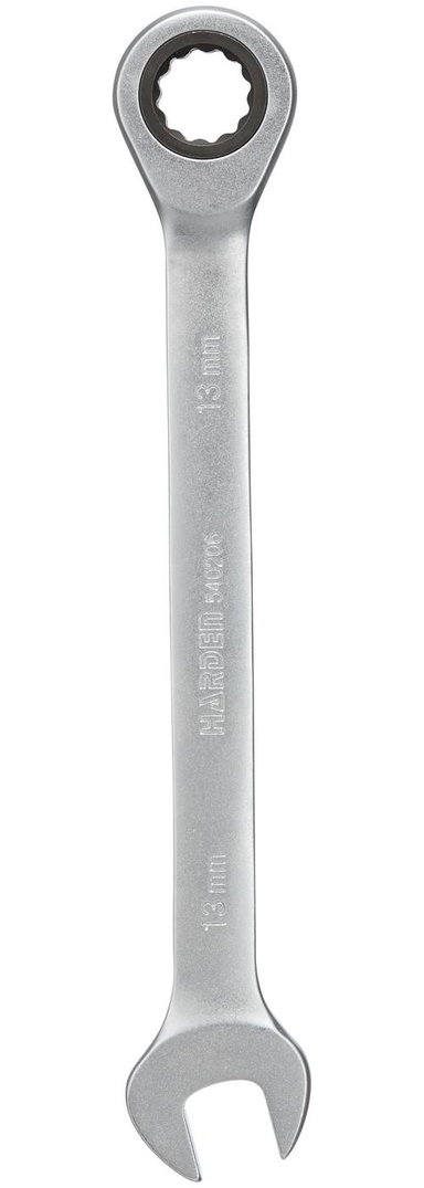 Klucz płasko-oczkowy z grzechotką 10 mm Harden