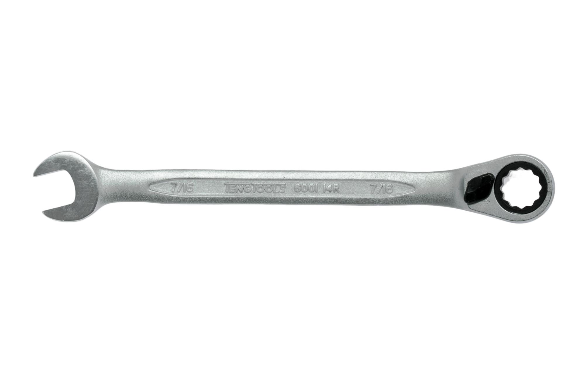 Klucz płasko-oczkowy z zapadką 7/16" Teng Tools