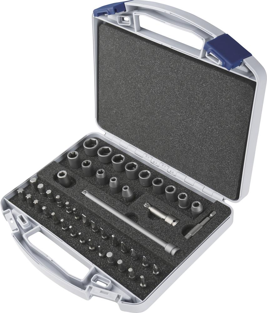 Udarowa koncowka wymiennaklucza nasad.1/4",zest. 46-cz. ASW