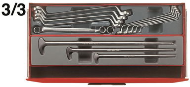Wózek narzędziowy 715 elementów Teng Tools TCMM715N