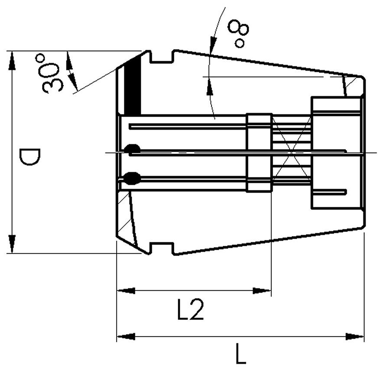 Tuleja zaciskowa GERC32-GBD 10mm FAHRION