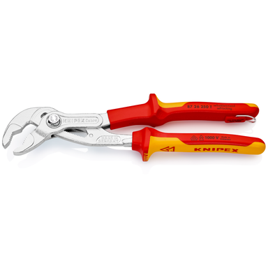 KNIPEX Cobra® VDE 87 26 250 T Szczypce nastawne do rur nowej generacji, izolowane KNIPEX
