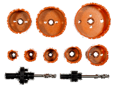 Otwornica bimetaliczna Sandflex Zestaw 20 mm-76 mm - 10 szt. BAHCO