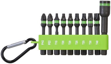 Zestaw grotów udarowych Luna 10 szt Luna