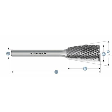 Pilnik obrotowy ZYB/WKN 12x25x6x70 Combi Integra Tools