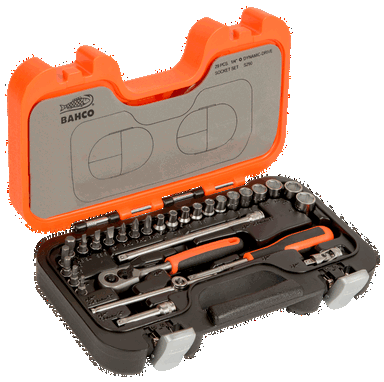 Zestaw nasadek 1/4", 29 sztuk BAHCO