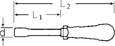 Uchwyt BIT 1/4", rękojeść 2K STAHLWILLE