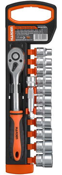 Zestaw kluczy nasadowych 1/4" Harden