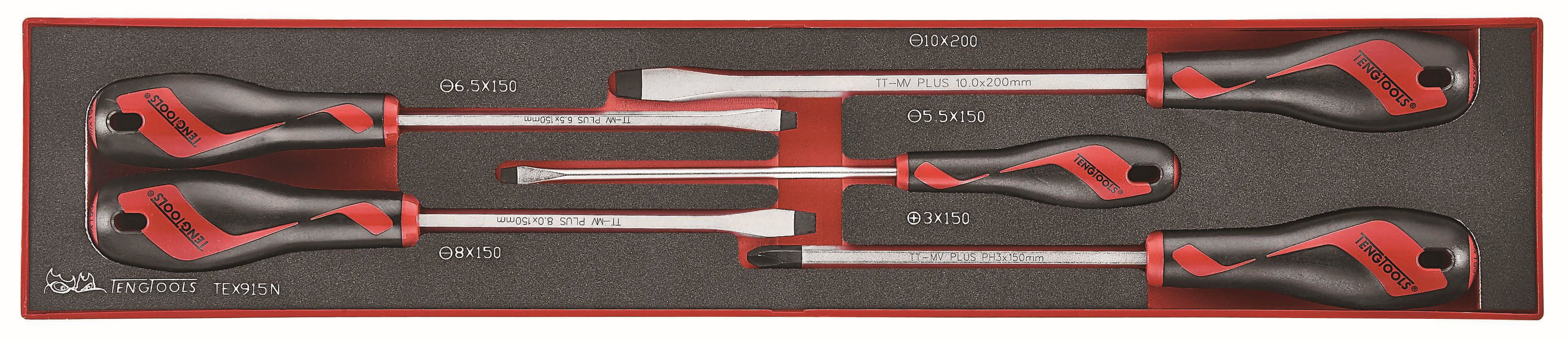 Zestaw 5 wkrętaków Teng Tools TEX915N Teng Tools