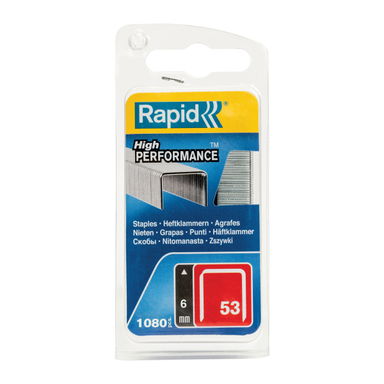 Zszywki Rapid z drutu cienkiego nr 53 (6 mm) - opakowanie 1080 szt.