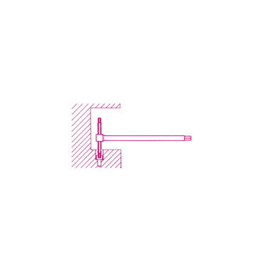 Klucz trzpieniowy typu T TORX T9x125 mm, 951TX Beta