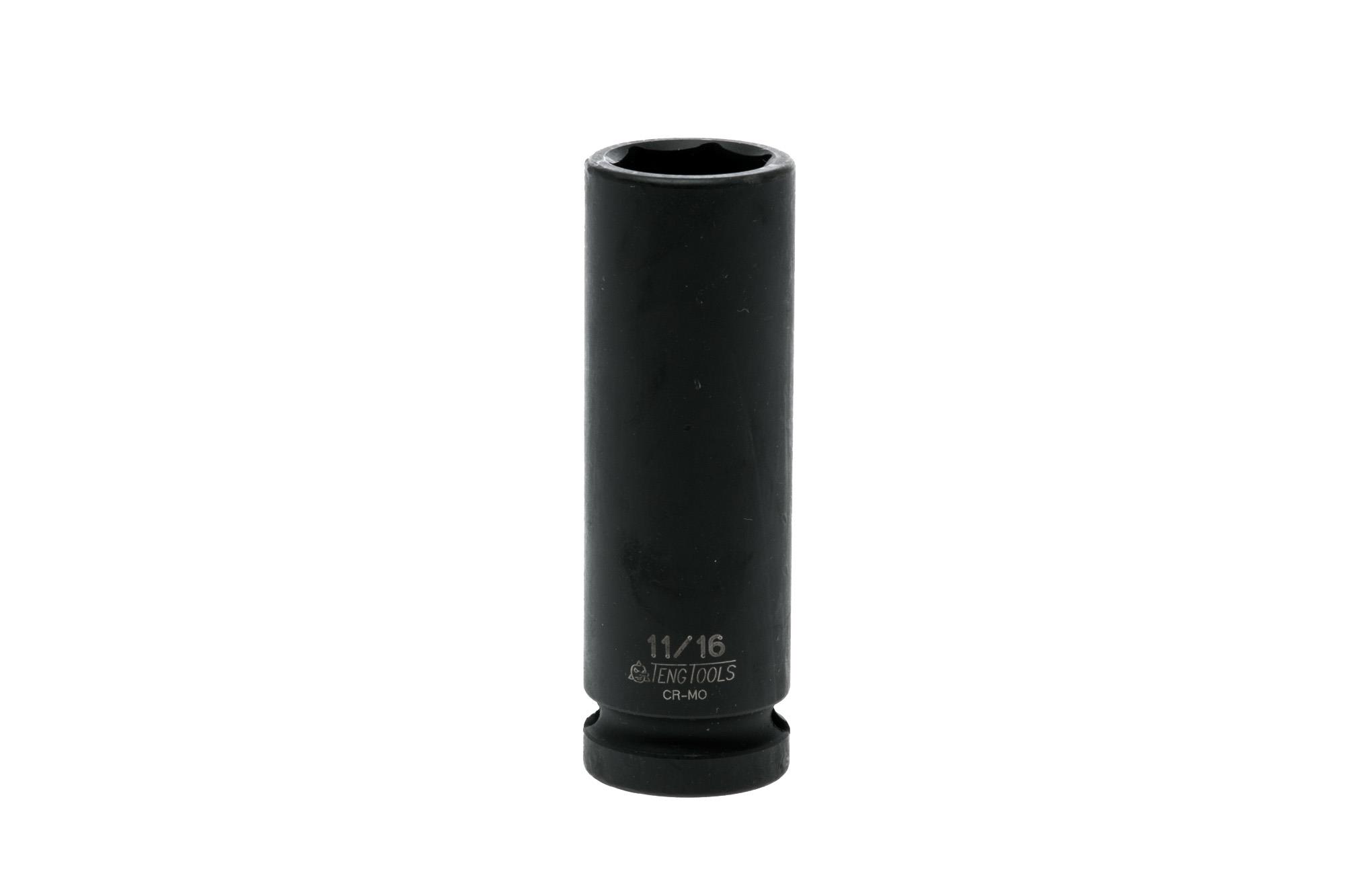 Nasadka udarowa długa 78 mm z chwytem 1/2" - 11/16" Teng Tools