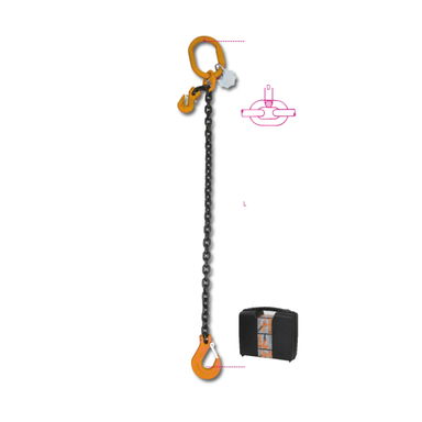 Zawiesie łańcuchowe 1-cięgnowe 20 mm 3m, WLL 12,5t Robur