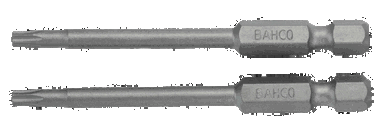 Bit 1/4" do śrub TORX, z otworem centrującym TR40x70 mm, 2 szt. BAHCO